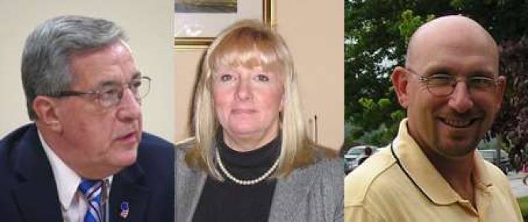 Former Vernon Township Mayor Sally Rinker and former Deputy Mayor Harry Shortway are running against incumbent Mayor Victor Marotta in the November election.