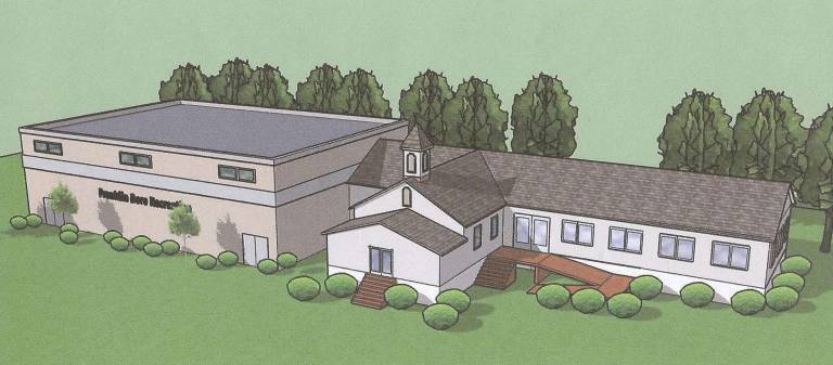 This artist's rendering shows what the outside of the Neighborhood House could look like.