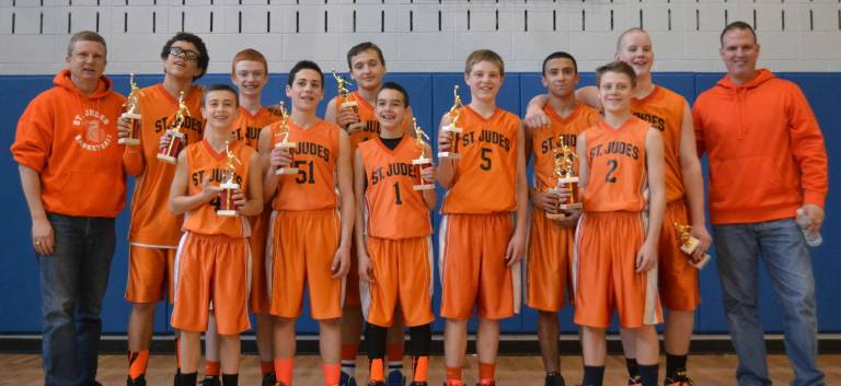 St. Jude's teams win invitational title St. Jude eighth-grade team