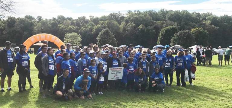 Participants in a previous race. This year's Endorphin 5K takes place on Saturday, Sept. 28 in Newton.