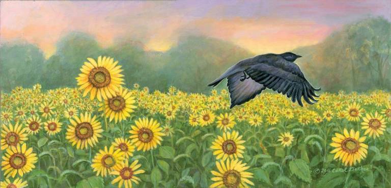 Area artist to bring art to Walpack Inn Field of Gold Crow