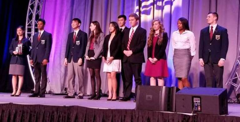 2018 SLC Wallkill Valley group picture &#x2013; Twenty-four Wallkill Valley FBLA members participated in the 2018 FBLA State Leadership Conference at Harrah&#x2019;s in Atlantic City on March 7-9, 2018.