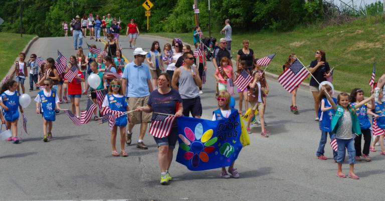 Daisy Scouts included more than one group of scouts.