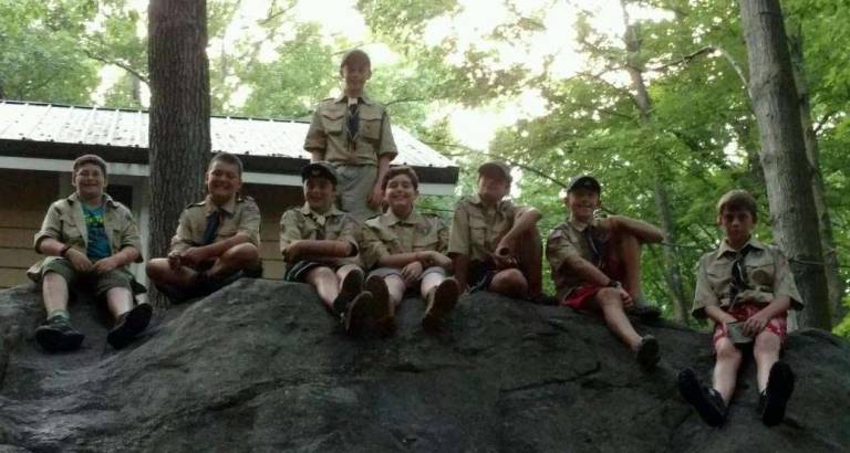 Troop 90 visits Somers Summer Camp