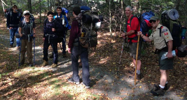 Troop 90 hikes Appalachian Trail