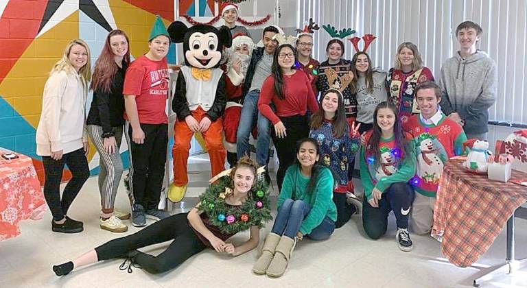 Wallkill Valley FBLA members hosted Breakfast with Santa on Dec. 7. The community children were visited by Santa, his elves, and Mickey and Minnie Mouse.