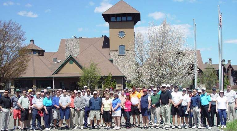The Crystal Springs Golf Resort Members competing in the April Member Appreciation Tournament at Wild Turkey Golf Club.