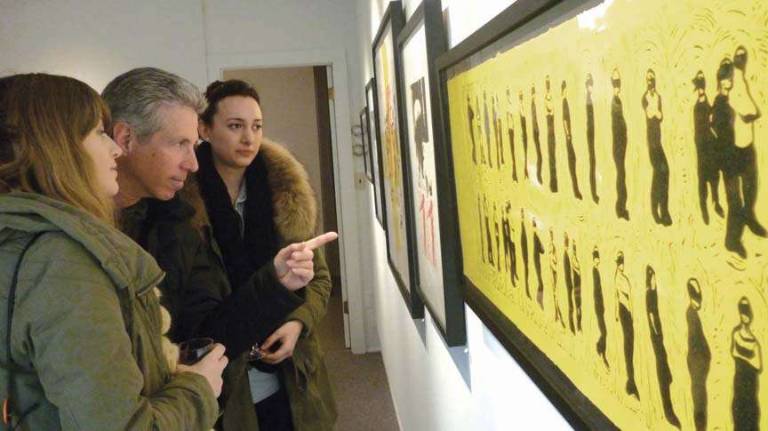 An exhibit at the Delaware Valley Arts Alliance gallery in Narrowsburg, N.Y. (DVAA Facebook photo)