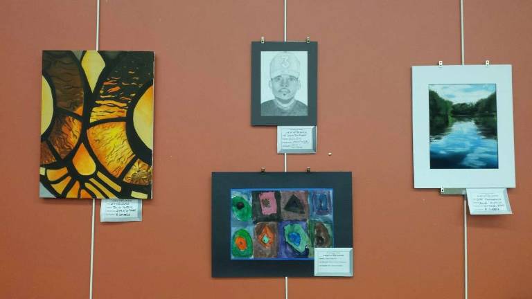 Jefferson Arts Committee announces student artists of the month artwork created by Jefferson students will hang on the wall at the Jefferson Township Public Library for the month of January.