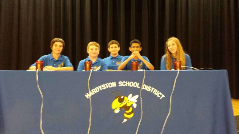 Harydston hosts 29th annual county Academic Bowl The Hardyson B team is shown.