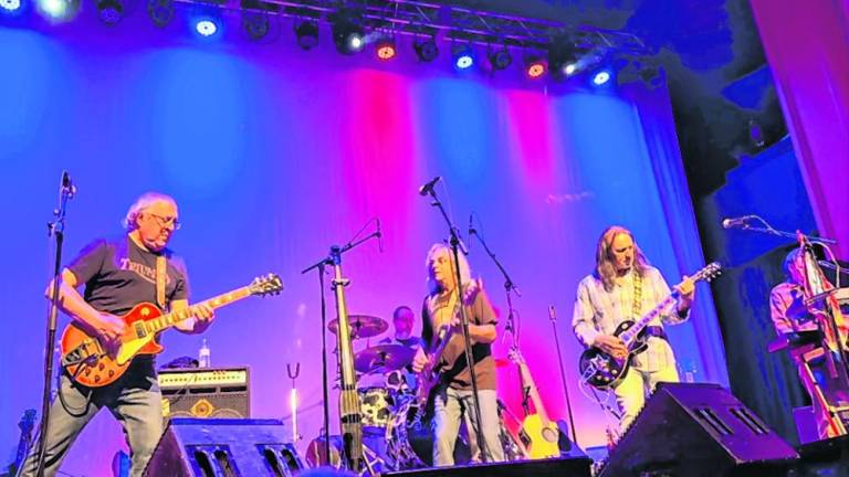 Sugar Mountain Band pays tribute to Neil Young on Saturday night at the Newton Theatre. (Photo courtesy of Sugar Mountain Band)