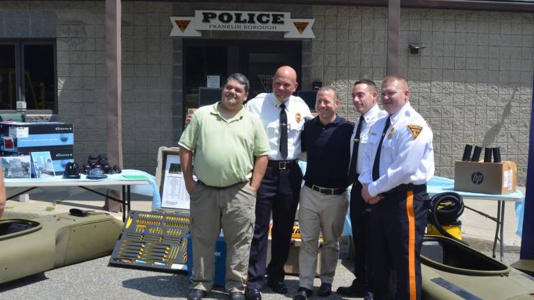Franklin police unveil equipment Franklin police unveil equipment