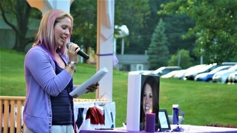 Candlelight vigil remembers the life and light of Christine Solaro Candlelight vigil remembers the life and light of Christine Solaro