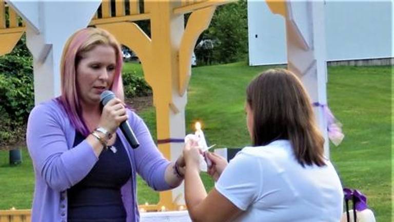 Candlelight vigil remembers the life and light of Christine Solaro Candlelight vigil remembers the life and light of Christine Solaro