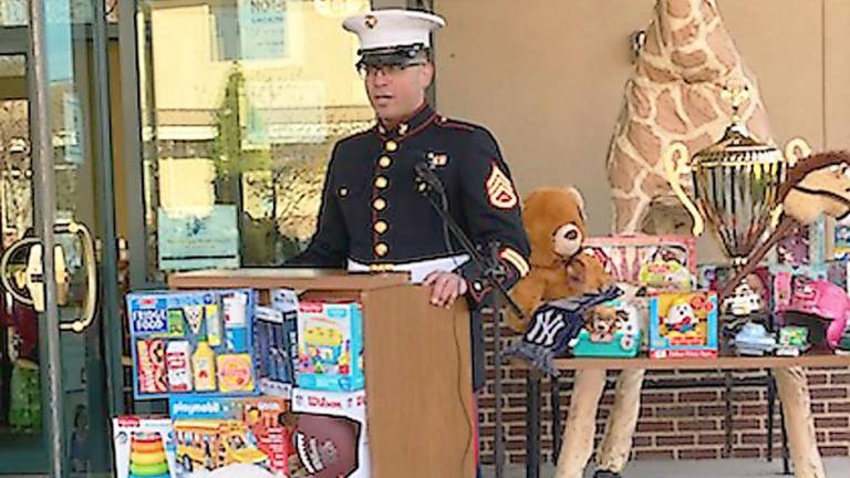 First Sergeant Brian Dillon, United States Marine Corps (Photo by Laurie Gordon)