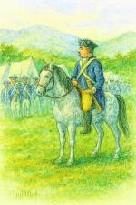 <b>A view of Continental Troops encamped on the property of Lewis Morris, III, in Hardyston N.J.</b>