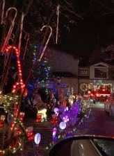 Drive through light shows is the saving grace of holiday events this year: pictured here is Watt Christmas Wonderland in Goshen, N.Y. Photo by Hanna Wickes.