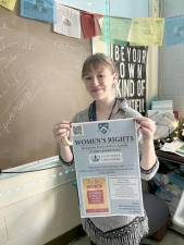 Julia Crafton, a student at Vernon Township High School, helped create a global book club. (Photo provided)