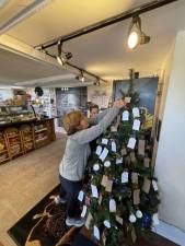 The Daily Bean in Vernon hosts a Giving Tree for My Brother’s Place, a nonprofit organization based in Hamburg. (Photos provided)