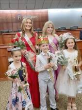 The five winners announced were: Miss Hardyston, Emily Carey; Teen Miss Hardyston, Samantha Kemp; Little Miss Hardyston, Aubrey Greco; Little Mister Hardyston, Nicholas Phillips; and Jr. Miss Hardyston, Demi Mia Lesina.