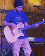 Kyle Constantine will play original acoustic music Saturday night at Stew n’ Dolly’s Place in Ogdensburg. (Photo courtesy of Kyle Constantine)