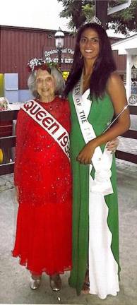 Monica Abdul-Chani at the 2014 Queens Reunion with the oldest living queen at the time, Lois Dickerson, who passed away a few years ago. Dickerson was the second-ever Queen of the Fair, crowned in 1936. Photos provided.