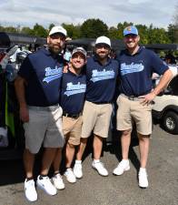 Michael Diaz of Cedar Grove, Ian Wallace of Parsippany, Tom Worgul and Michael Lewis of Parsippany pose for a photo.