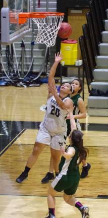 Wallkill Valley Ranger Francesca Ciasullo in the midst of a shot.