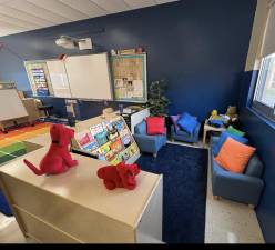 New furniture was purchased for the Hardyston district’s preschool program, which is more than doubling in size to about 60 students. (Photo provided)