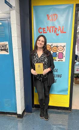<b>Donna Picciuto, a school counselor at Lounsberry Hollow School in Vernon, has been selected as the 2025 Counselor of the Year for Sussex County. (Photo provided)</b>