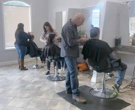 A hair cut-a-thon was sponsored by Rumors I and II and held at Rumors II on Sunday January 19 with all proceeds benefiting the Desanto-Shinawi Syndrome Corp.