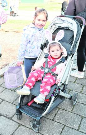 Quinn and Molly Vassilou of Ogdensburg pose for a photo.