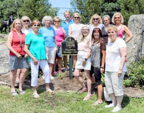 L to R: Janet Nadolny, Sharon Kepler, Mary Jeanne Smith, Pat Beach (president), Lisa Hirschfeld, Diane Ottman, Betsy Adey, Betsy Hartmann, Diane Nunno, Anette Grieco, Norma Rung, Ellen Buongiorno, and Cindy Heaton.