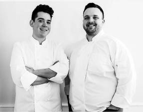 The Circle Restaurant’s chef/owners Brandan Ullmann and Tyler O’Toole (Photo provided)