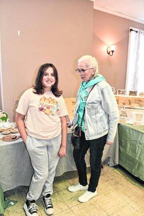 Hailey Ponteliona of Rockaway stands with her grandmother, Cathy Koenig of Stanhope.