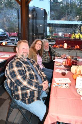 Wayne McCabe and Francis and Kyle Kudasik, all of Newton, are shown.