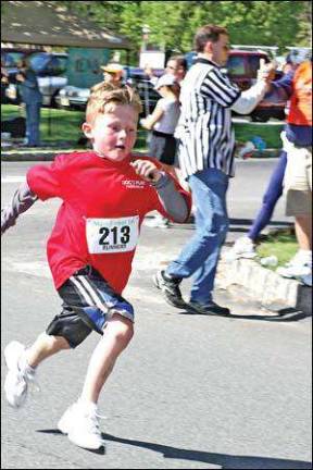 In the race
