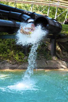 <b>The old Cannonball Falls ride at Mountain Creek.</b>