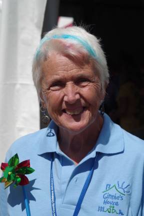 Mary Harrington, Franklin: “Working for Ginnie’s House and the animals.”