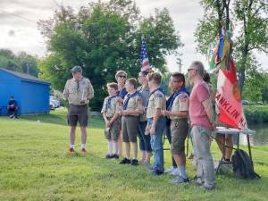 Boy Scout Troop 90 hosts end of year awards at Franklin Pond