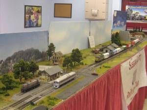One of the many model train displays that can be viewed at the Nov. 19 Sussex County Railroad Club Show.