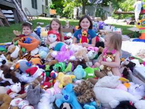 Many stuffed animals will be available at the sale. (Photos courtesy of Lori Day)