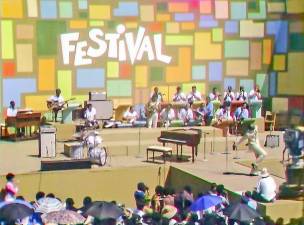 Tony Lawrence hosts the Harlem Cultural Festival in 1969, featured in the documentary Summer of Sout (Photo courtesy of Searchlight Pictures)