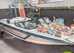 Off Shore Marine in Branchville is filling a sport boat with toys on behalf of the Season of Hope Toy Drive (Photo provided)