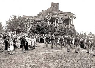 The Kuser Mansion in High Point State Park as it looked about 1930. (Photos courtesy of Bill Truran)