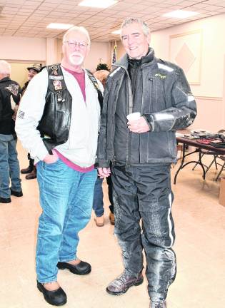 Peter Squire of Pennsylvania and Mike Rooney of Branchville are shown.