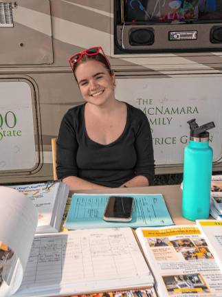 <b>Claire Neary of Project Self-Sufficiency. (Photo by Nancy Madacsi)</b>