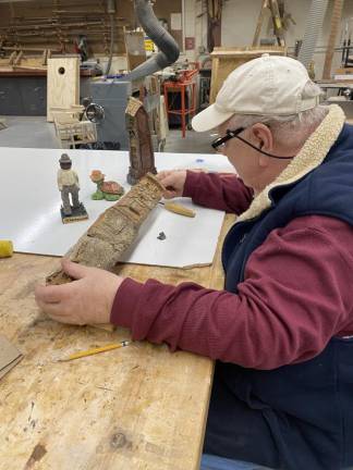 Albert Santanucci is president of the Jersey Hills Wood Carvers.