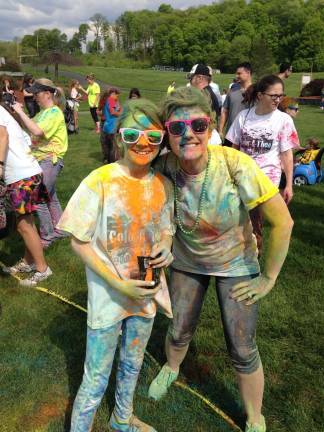 Hardyston PTA holds Color Run