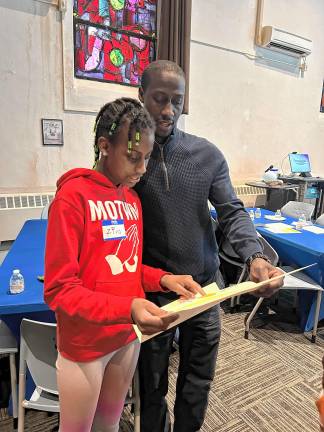 <b>CW1 Ziva Patrick, a fifth-grader at Ogdensburg Elementary School, was a runner-up in the poster contest. (Photos provided)</b>